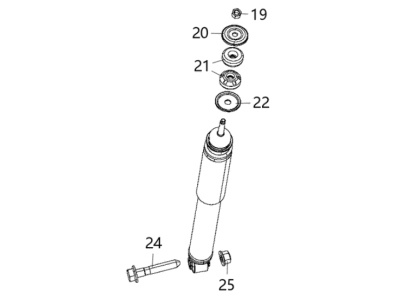2020 Ram 2500 Shock Absorber - 68443246AB