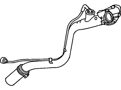 Dodge 4809248AB SLEEVE Fuel Filler Vent Hose