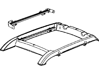 Jeep 55360526AC CROSS RAIL Roof Rack
