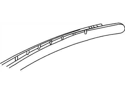 Jeep 55136848AB RAIL Luggage Rack Side