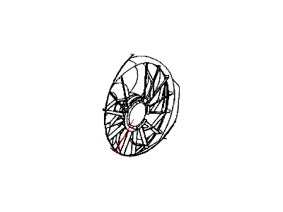 Mopar 52079489AB Fan Shroud