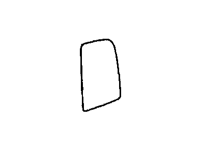 Mopar 68010092AA Mirror Glass, Front Passenger Side