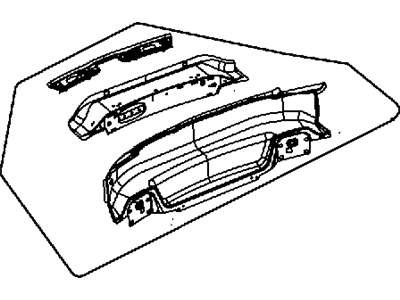 Chrysler 4389584AC PANEL Deck Lower Rear Closure