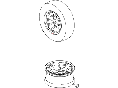 Dodge 52121267AA WHEEL Steel