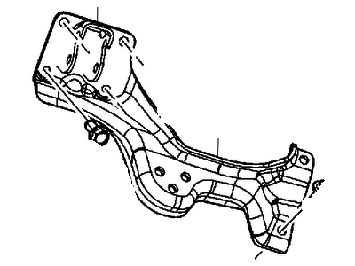 2017 Ram 1500 Engine Mount - 68149798AB