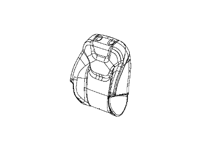 Mopar 5XN06DX9AB Cover Front Seat Back
