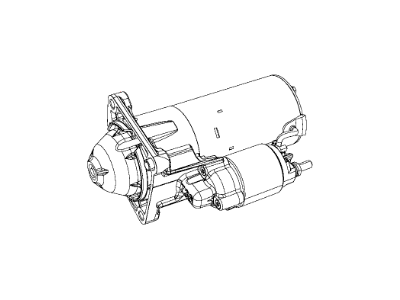 Jeep Compass Starter Motor - 68437087AA