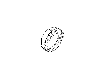 Chrysler Parking Brake Shoe - MB668908