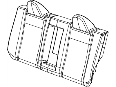 Mopar 1UT86DX9AB Cover Seat Back Cover And Foam