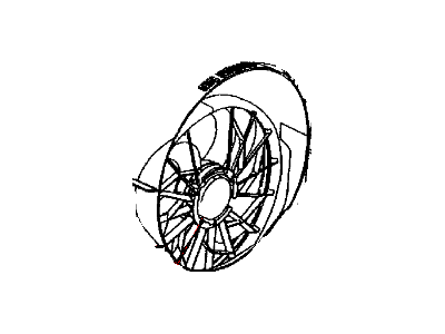 Jeep 52079489AB SHROUD Fan