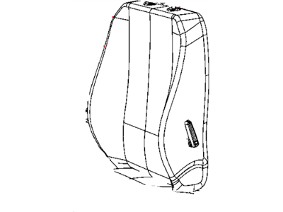 Dodge 5LE58BD1AA COVER Front Seat Back