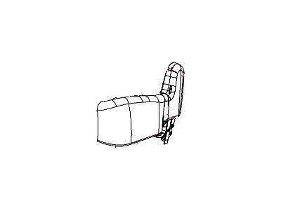 Dodge 1HY461DSAA COVER Seat Cushion
