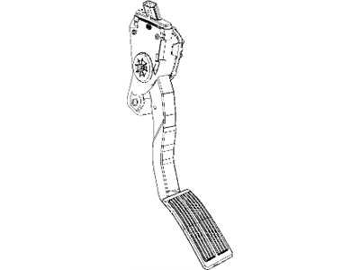 Jeep 53032868AD PEDAL Accelerator