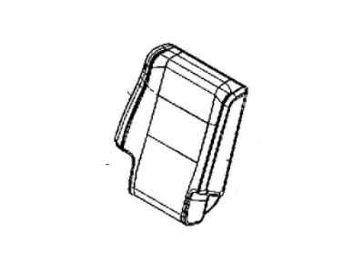 Jeep 6RT06DX9AA COVER Rear Seat Back Right