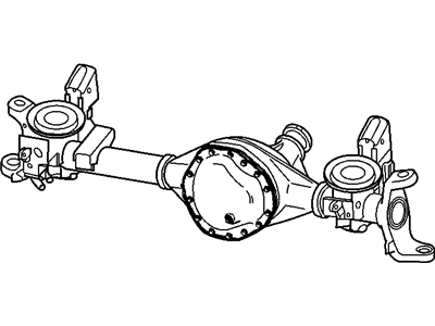 Dodge 68029447AA AXLE Service Front