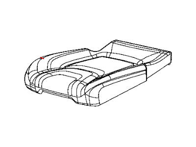 Jeep 5RA86DX9AC COVER Rear Seat Cushion Right
