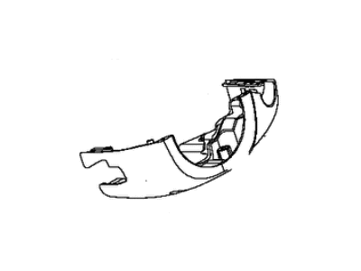 Jeep Renegade Steering Column Cover - 5VC54LXHAA