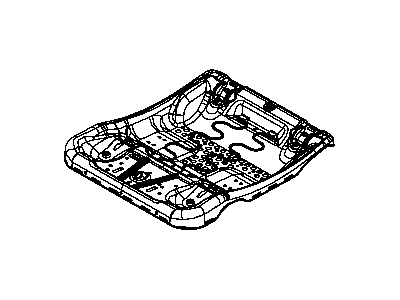 Mopar 68078520AA Seat Frame, Front Passenger Side