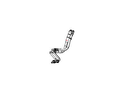 Ram 52014764AA HOSE AND TUBE Oil Cooler Pressure and Return