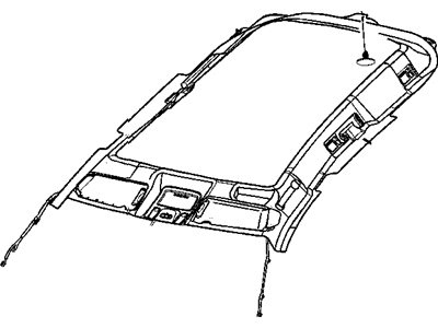 Chrysler 5FS521W1AB HOOK Coat 3rd Row Seating