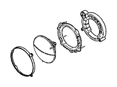 Jeep 55055032AC HEADLAMP