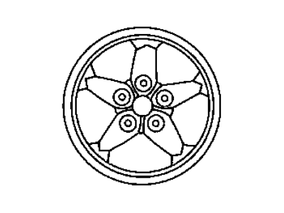 Jeep 5EE80PAKAD WHEEL Aluminum