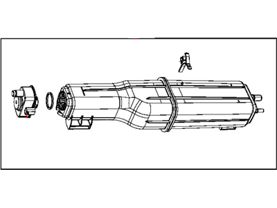 2012 Ram 1500 Vapor Canister - 5147067AA