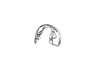 Mopar 68083028AC Shield Wheelhouse