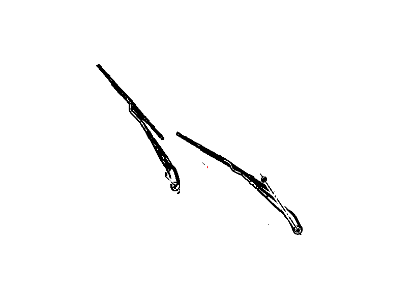 Mopar 55077091AD Wiper Blade, Front Passenger Side