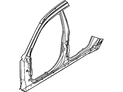 Chrysler 5093830AA PANEL Body Side Aperture Front