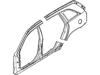 Chrysler 5093850AA PANEL Body Side Aperture