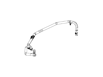Ram 52014728AB HOSE Coolant Bottle to Radiator