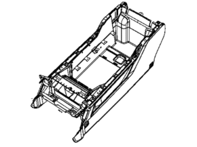 Ram Center Console Base - 6SQ332L1AA