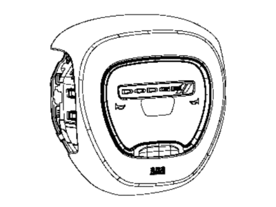 Dodge 6YS861X9AA AIR BAG Driver