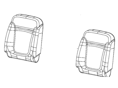 Dodge 6QJ95DX9AA COVER Front Seat Back