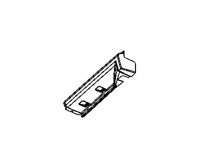 Mopar 5116248AB Rocker Molding