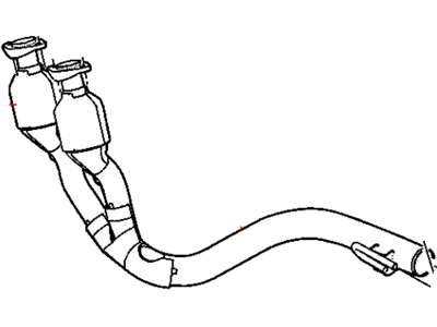 Jeep Grand Cherokee Catalytic Converter - 52080356AB