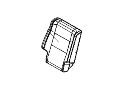 Jeep 6CT50DX9AA COVER Rear Seat Back Right