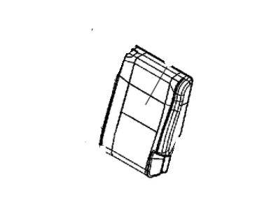 Jeep 6CT51DX9AA COVER Rear Seat Back Left