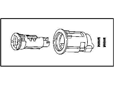 Dodge Ram 2500 Trunk Lock Cylinder - 4796388