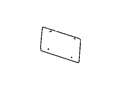 Chrysler License Plate - 4805954AA