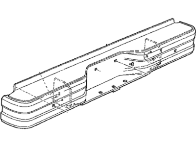 Dodge 55076396 STEP PAD Rear Bumper