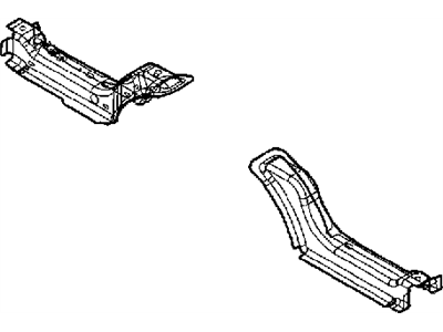 Jeep 55360058AA CROSSMEMBER Front Seat Retention