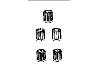 Mopar 68058768AA TPMS Sensor Cap, Black