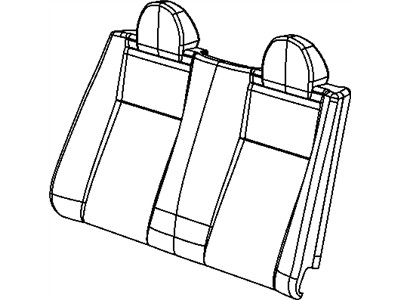 Chrysler 68100267AA Seat Back Pad
