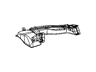 Dodge 68045096AA DUCT A/C Outlet