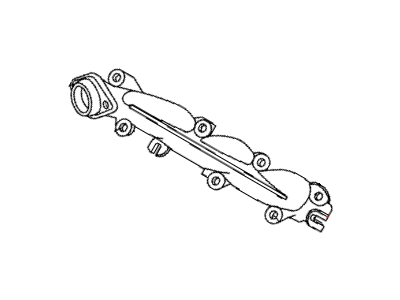 Jeep Exhaust Manifold - 68021512AD
