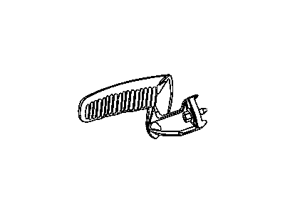 Dodge 1CR96BD5AA HANDLE Inside Release