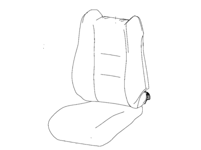 Jeep 6VF03LA8AA COVER Front Seat Back