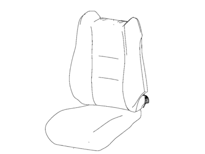 Jeep 6VF22LU5AB COVER Front Seat Cushion